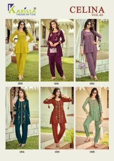 Karissa celina vol-3 coord set Best kurti suppliers in Hyderabad