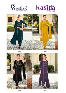 Karissa kasida vol-3 Designer Kurtis wholesale