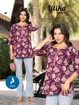 Kaya litika short top  Kurtis for women