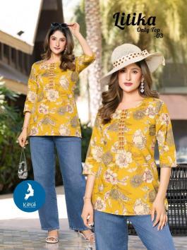 Kaya litika short top  Kurtis for women