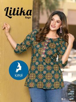 Kaya litika short top  Kurtis for women