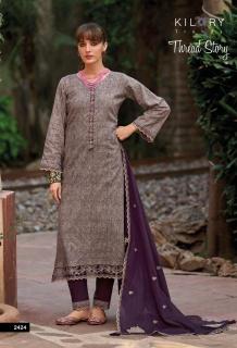 Kilory trends thread story Dress materials  suppliers in kolkata