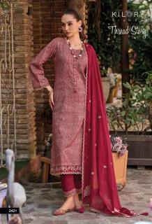 Kilory trends thread story Dress materials  suppliers in kolkata