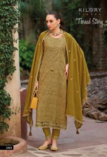 Kilory trends thread story Dress materials  suppliers in kolkata