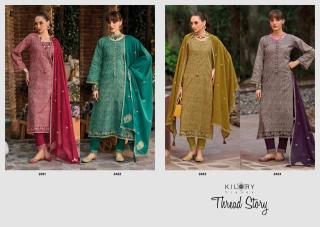 Kilory trends thread story Dress materials  suppliers in kolkata