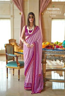 Kreshva cinderella Cheap sarees wholesale in Ahmedabad