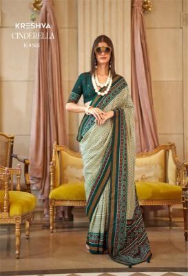 Kreshva cinderella Cheap sarees wholesale in Ahmedabad