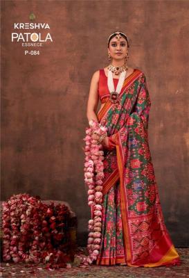 Kreshva patola essence Printed saree manufacturers in Mumbai