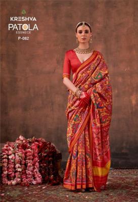 Kreshva patola essence Printed saree manufacturers in Mumbai
