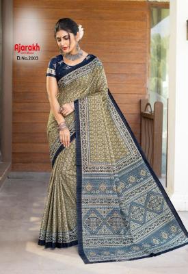 Lakhani ajrakh Sarees wholesale suppliers