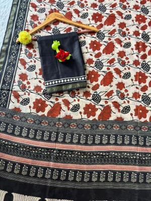 Lakhani cotton Wholesale saree dealers in Ahmedabad