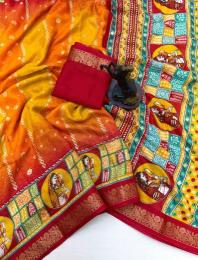 Malhar heritage figure silk Bhavnagar saree wholesale suppliers