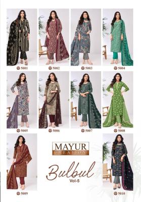 Mayur bulbul vol-5 Unstitched dress materials in Pune