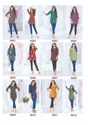 Mayur crystal vol-8 Kurti manufacturers in Kolkata