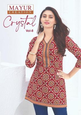 Mayur crystal vol-8 Kurti manufacturers in Kolkata