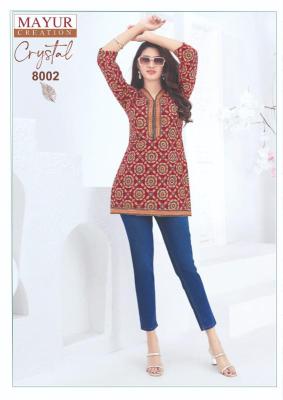 Mayur crystal vol-8 Kurti manufacturers in Kolkata