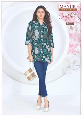 Mayur crystal vol-8 Kurti manufacturers in Kolkata