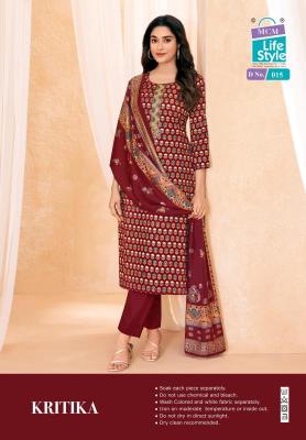 Mcm kartika jam satin work vol-1 Unstitched dress materials in Kolkata