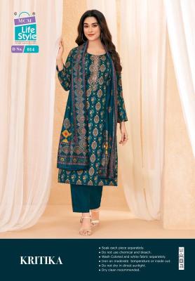Mcm kartika jam satin work vol-1 Unstitched dress materials in Kolkata