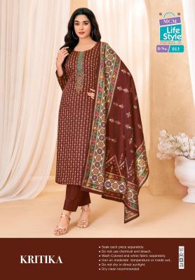 Mcm kartika jam satin work vol-1 Unstitched dress materials in Kolkata