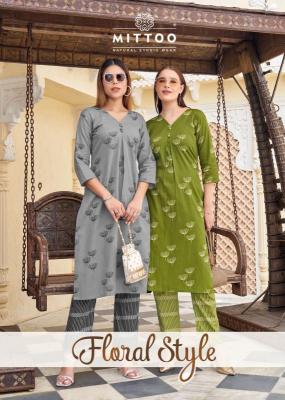 Mittoo floral style coord set Kurti wholesaler in Hyderabad 
