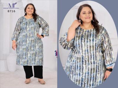 Moksh international plus size nitya vol-1 kurti wholesalers in Kolkata