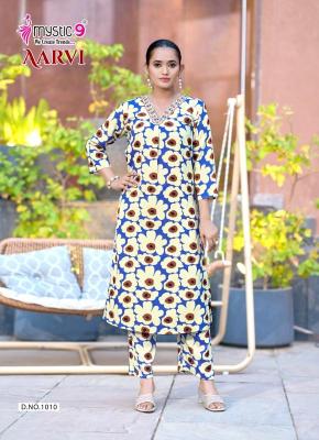 Mystic9 aarvi vol 1 coord set Kurti manufacturers and exporters in Hydrabad
