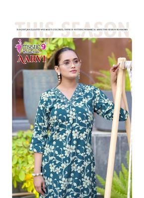 Mystic9 aarvi vol 1 coord set Kurti manufacturers and exporters in Hydrabad