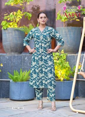 Mystic9 aarvi vol 1 coord set Kurti manufacturers and exporters in Hydrabad