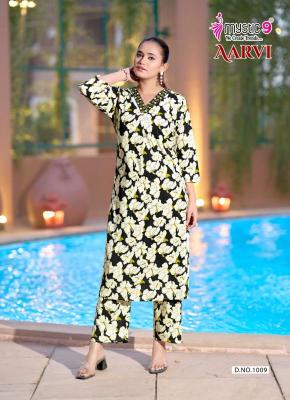 Mystic9 aarvi vol 1 coord set Kurti manufacturers and exporters in Hydrabad