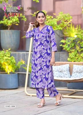 Mystic9 aarvi vol 1 coord set Kurti manufacturers and exporters in Hydrabad
