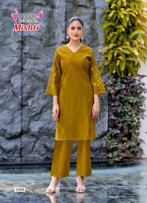 Mystic9 mishti vol 1 coord set Kurti manufacturers in pune