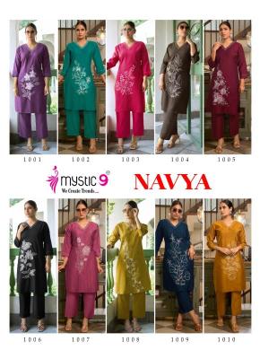 Mystic9 navya vol 1 coord set Kurtis suppliers in Hyderabad