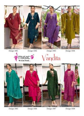 Mystic9 vandita vol 1 Indian kurtis for wholesale