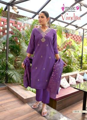 Mystic9 vandita vol 1 Indian kurtis for wholesale