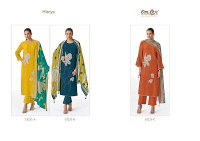 Omtex mireya silk Dress materials wholesale market