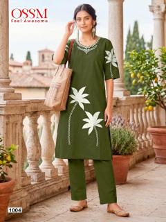 Ossm summer style coord set Kurtis for bulk purchase in Hyderabad