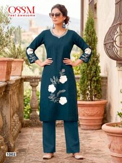 Ossm summer style coord set Kurtis for bulk purchase in Hyderabad