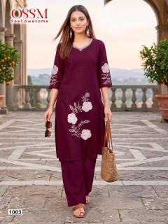 Ossm summer style coord set Kurtis for bulk purchase in Hyderabad
