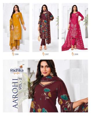 Radhika lifestyle aarohi vol 2 Kurti wholesale price in Pune