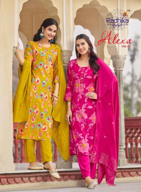 Radhika lifestyle alexa vol-7 Wholesale kurti market in Kolkata