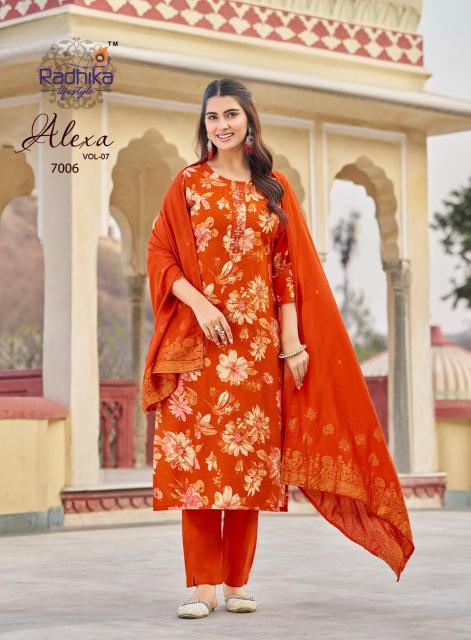 Radhika lifestyle alexa vol-7 Wholesale kurti market in Kolkata