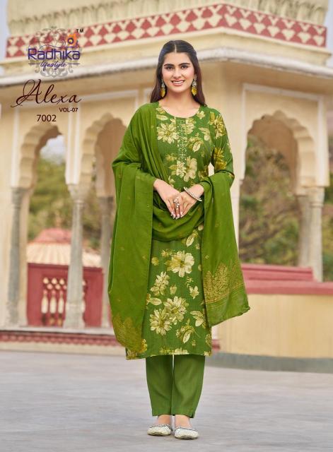 Radhika lifestyle alexa vol-7 Wholesale kurti market in Kolkata