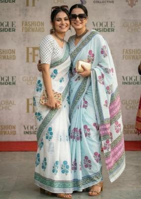 Riona cotton Printed sarees wholesale