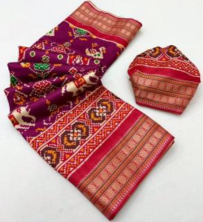 Sandhya rudraksh patola Bhavnagar saree market