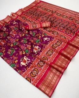 Sandhya rudraksh patola Bhavnagar saree market