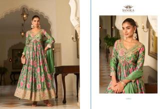 Sanika jagmag Gown Surat wholesale textile market