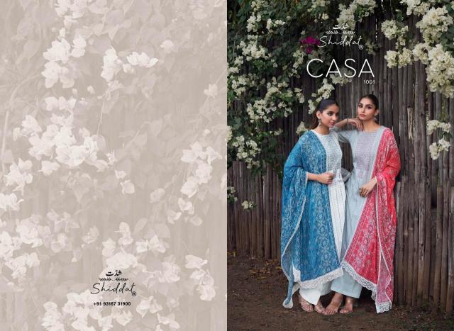 Shiddat casa 1001 dress materials suppliers in Ahmedabad
