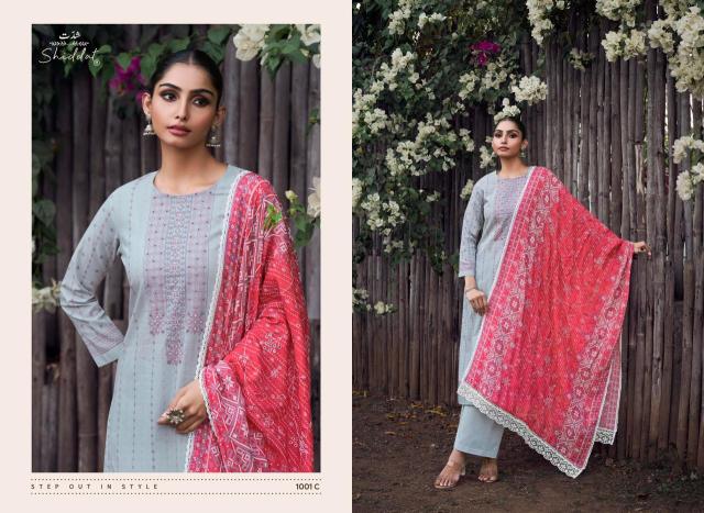 Shiddat casa 1001 dress materials suppliers in Ahmedabad