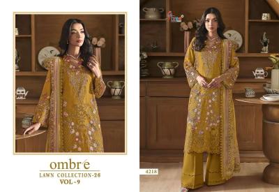 Shree fab ombre lawn collection vol-9 salwar suits women clothing suppliers